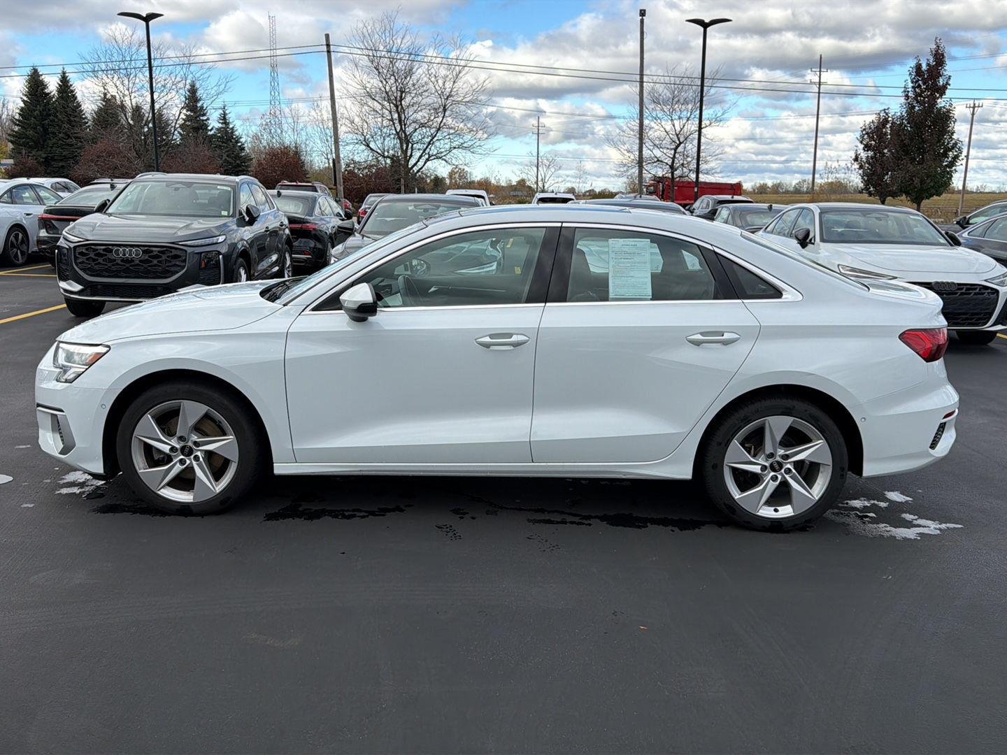Used 2024 Glacier White Metallic Audi Premium Plus image 2