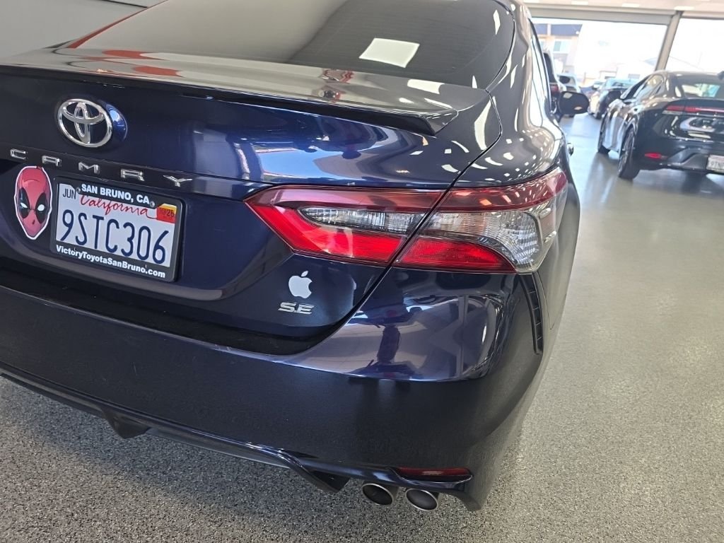 Used 2021 Blue Toyota SE image 8