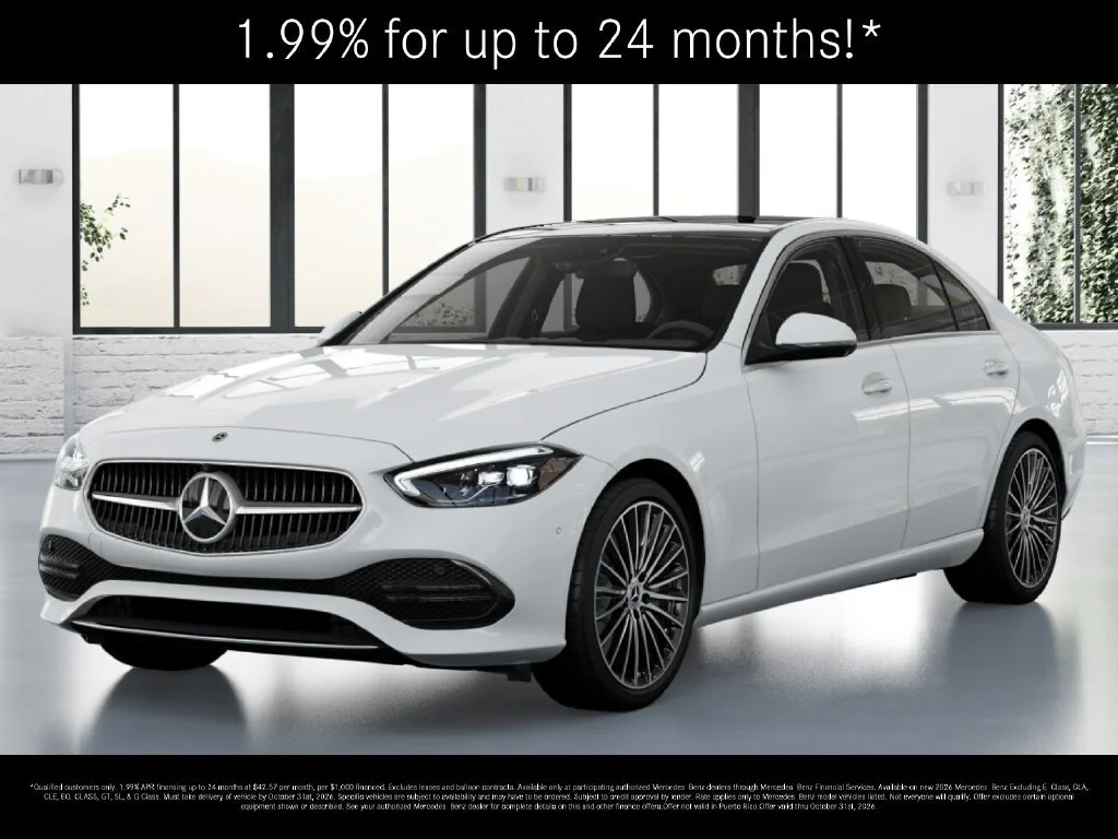 New 2026 Polar White Mercedes-Benz C 300 image 43