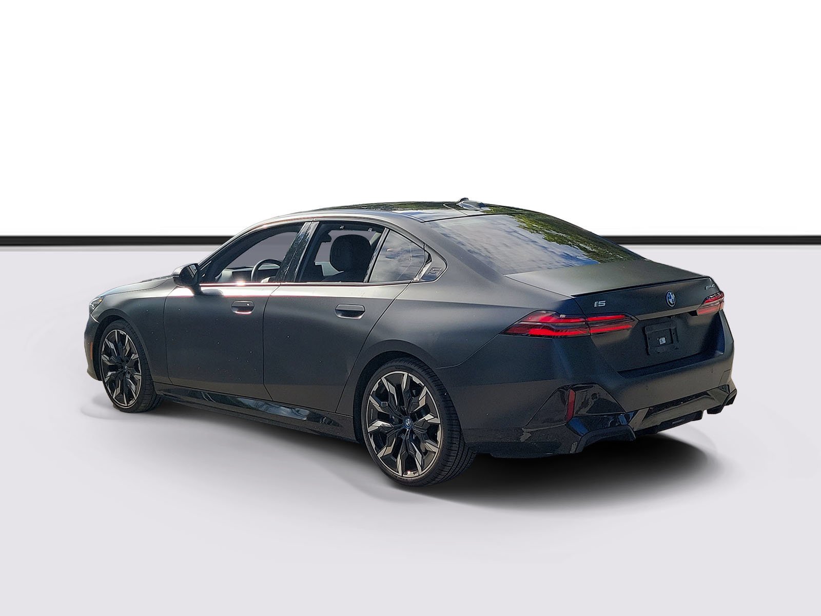 Certified Used 2024 Frozen Deep Grey BMW eDrive40 image 3