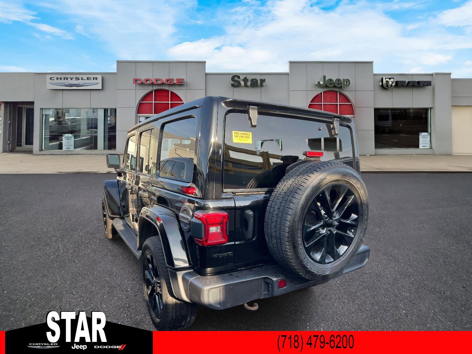 Used 2023 Black Clearcoat Jeep Sahara image 4