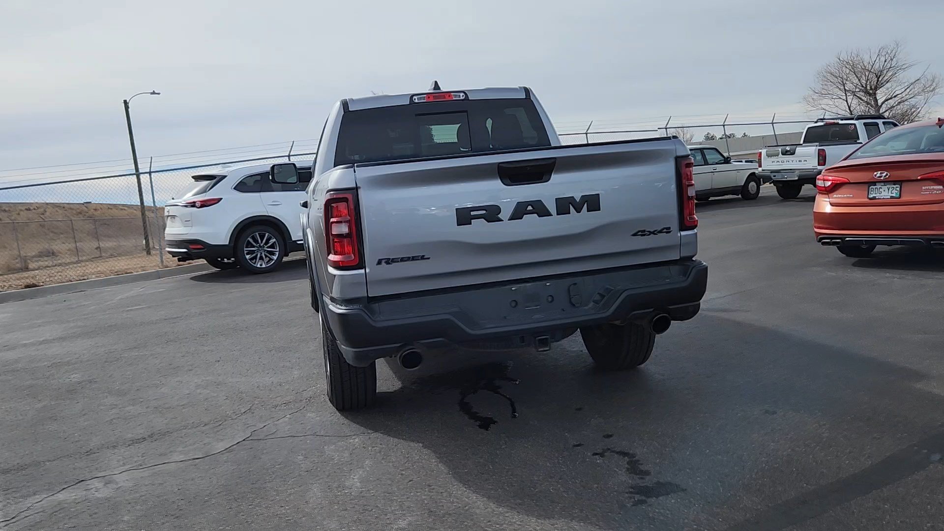 Used 2025 Billet Silver Metallic Clearcoat Ram Rebel image 3