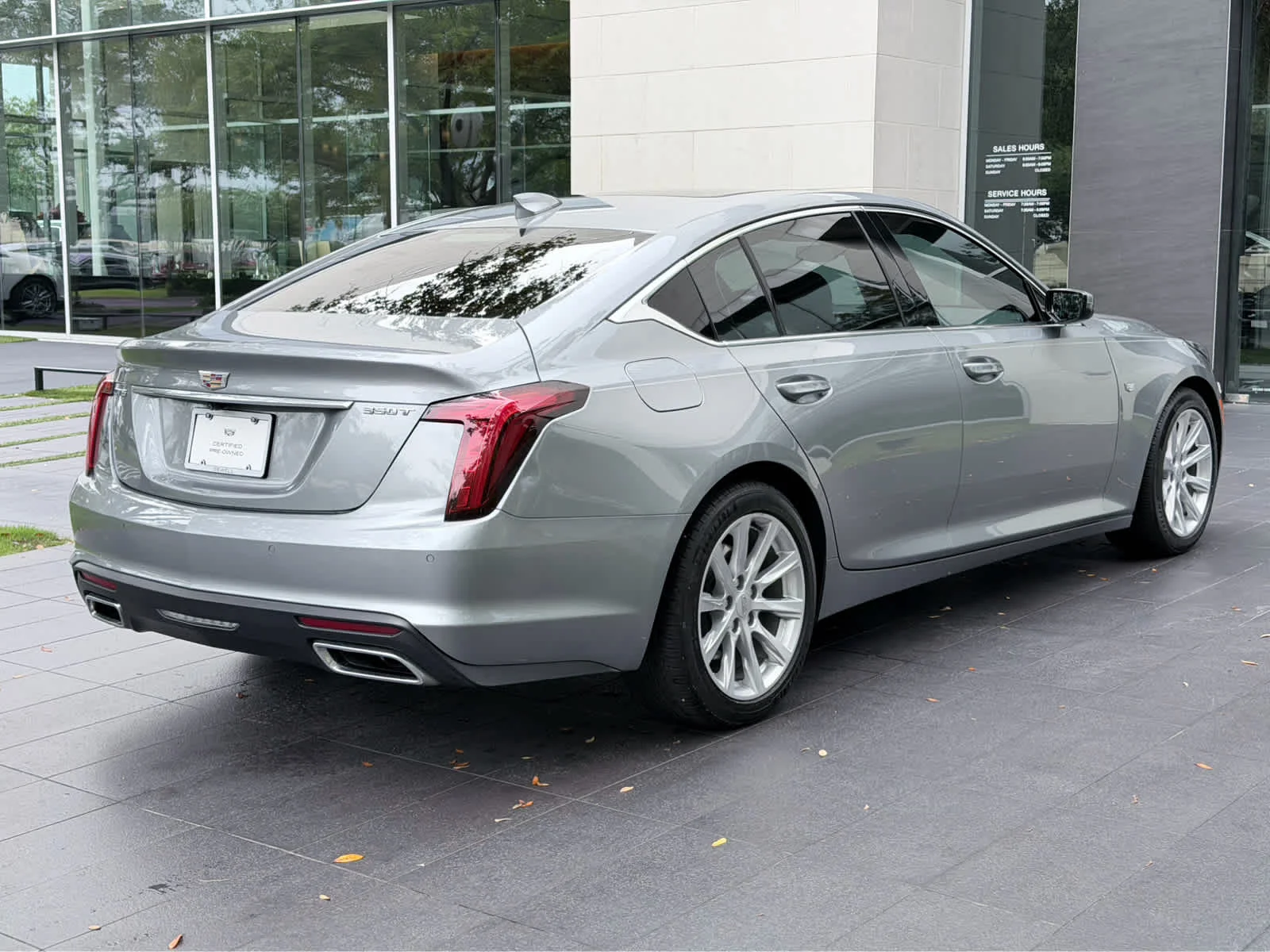 Used 2024 Argent Silver Metallic Cadillac Luxury image 4
