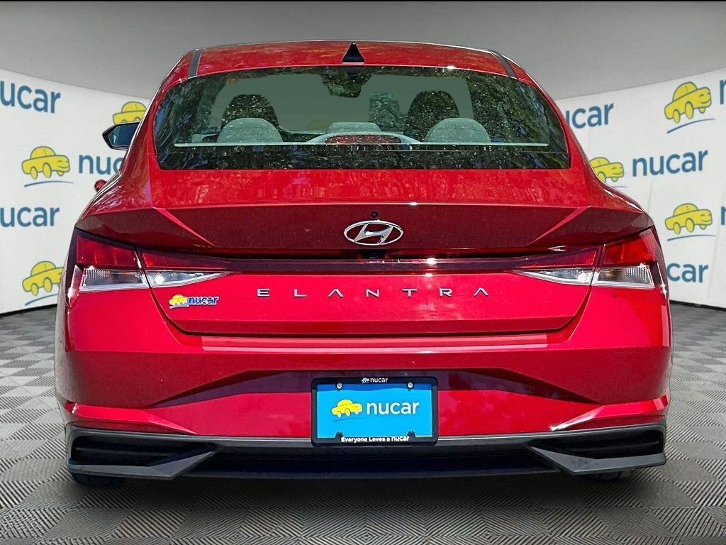 Used 2023 Scarlet Red Pearl Hyundai SEL image 5