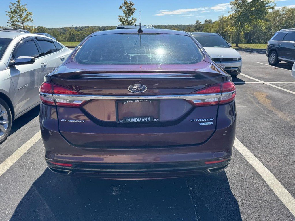 Used 2017 Red Ford Titanium image 3