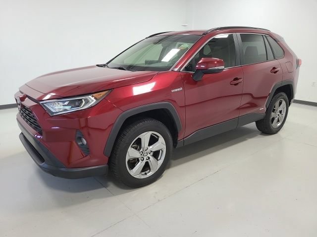 Certified Used 2021 Ruby Flare Pearl Toyota Hybrid XLE Premium image 3