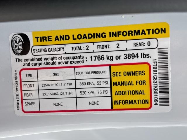 New 2026 Oxford White Ford Cargo Van image 28