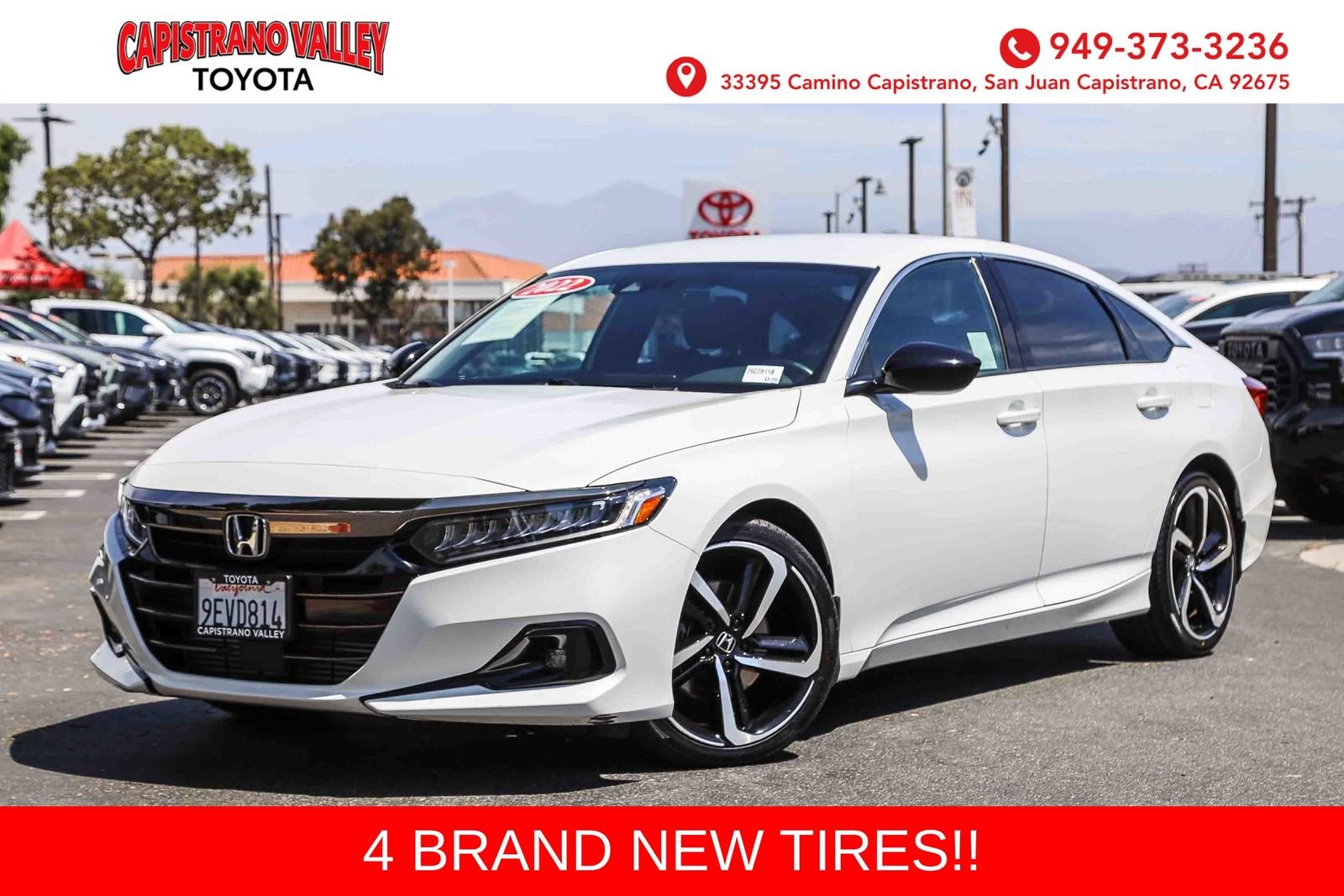 Used 2022 Platinum White Pearl Honda Sport image 1