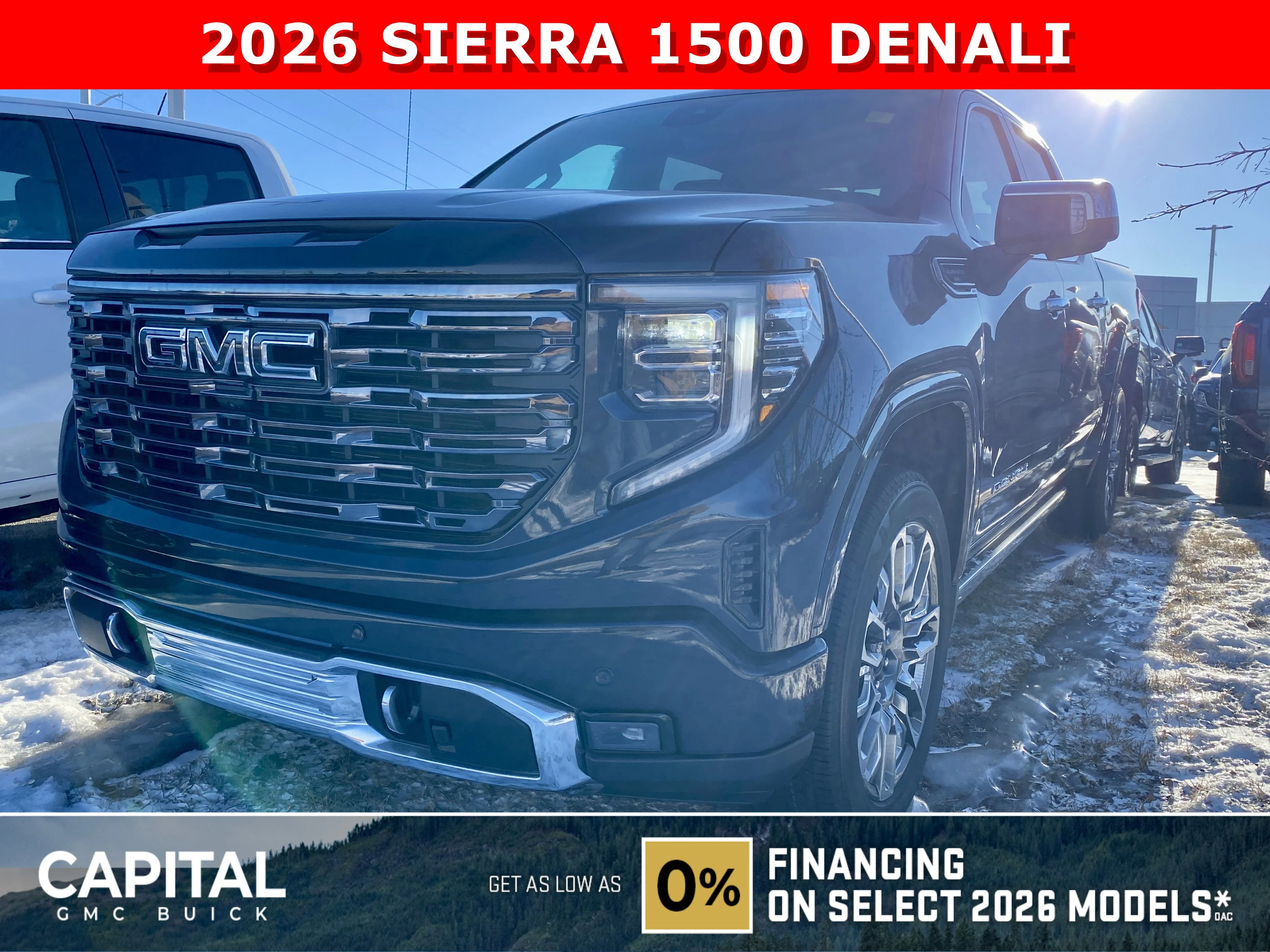 New 2026 TITANIUM RUSH METALLIC GMC Denali Ultimate image 1