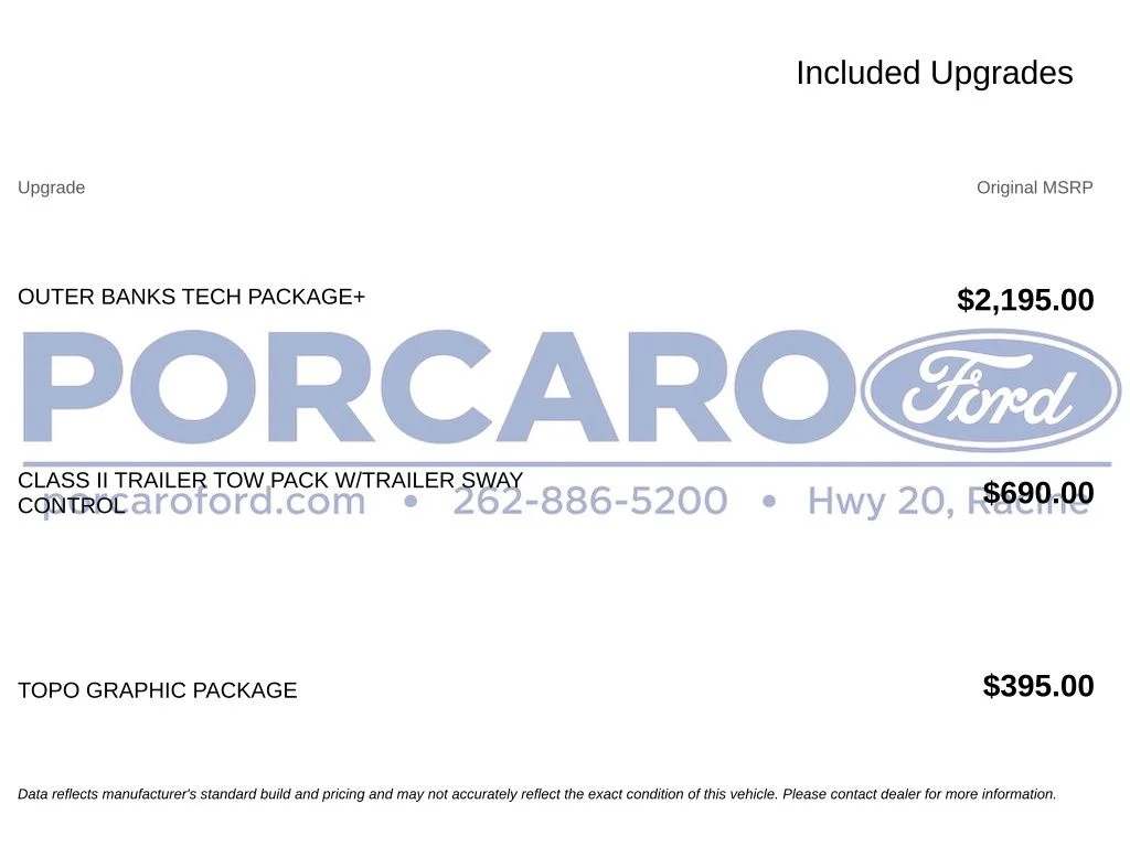 New 2026 Oxford White Ford Outer Banks® image 28