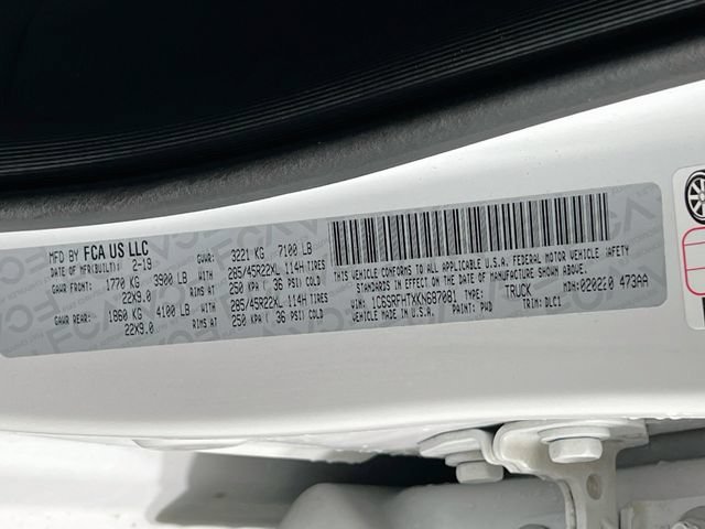 Used 2019 White Ram Limited image 31