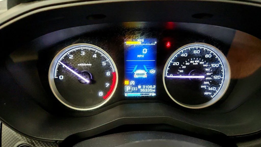 Used 2022 Crystal White Pearl Subaru Premium CVT w/ Blind Spot Detection & Power Rear Gate image 14