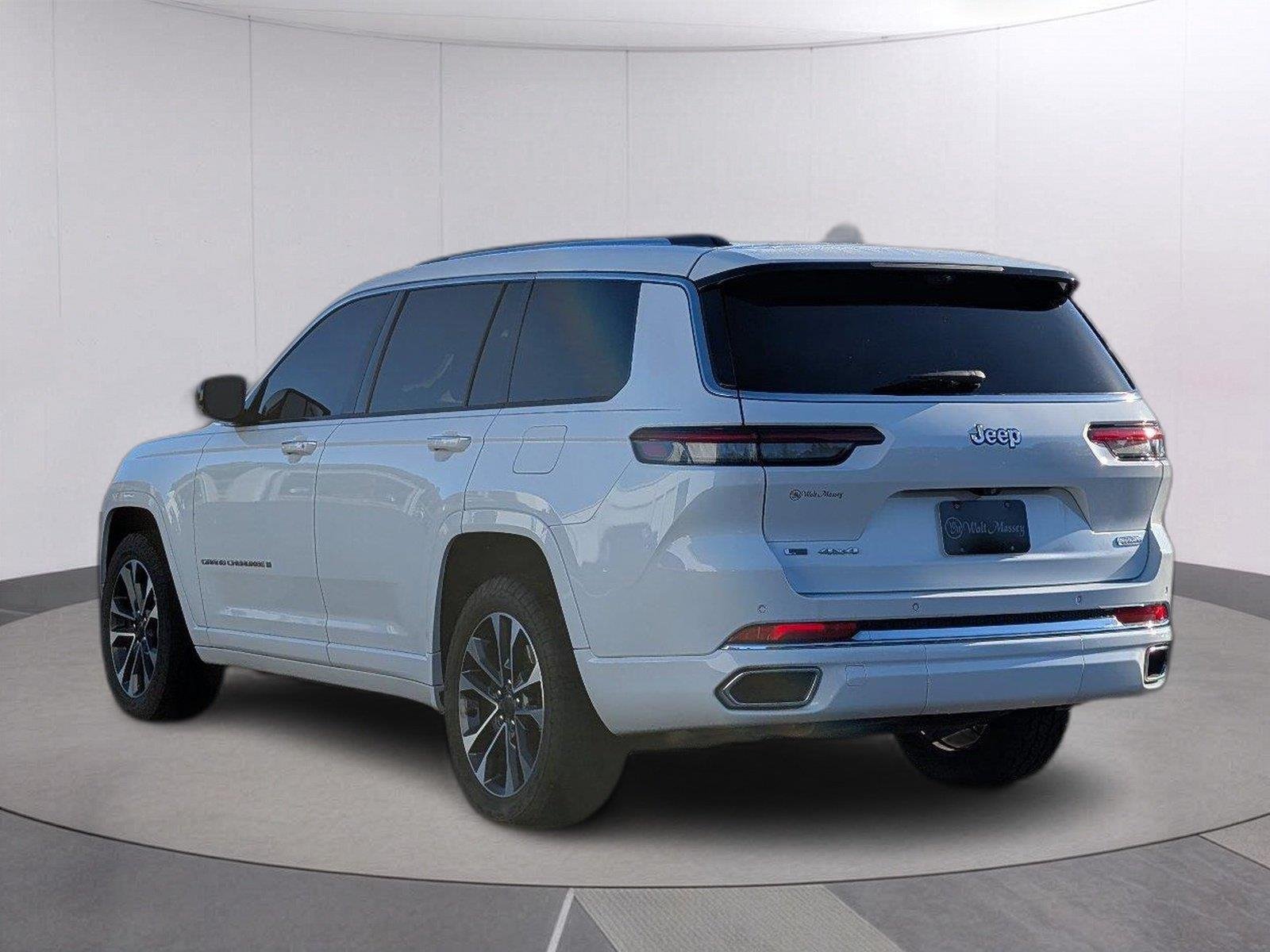 Used 2021 Bright White Clearcoat Jeep Overland image 3