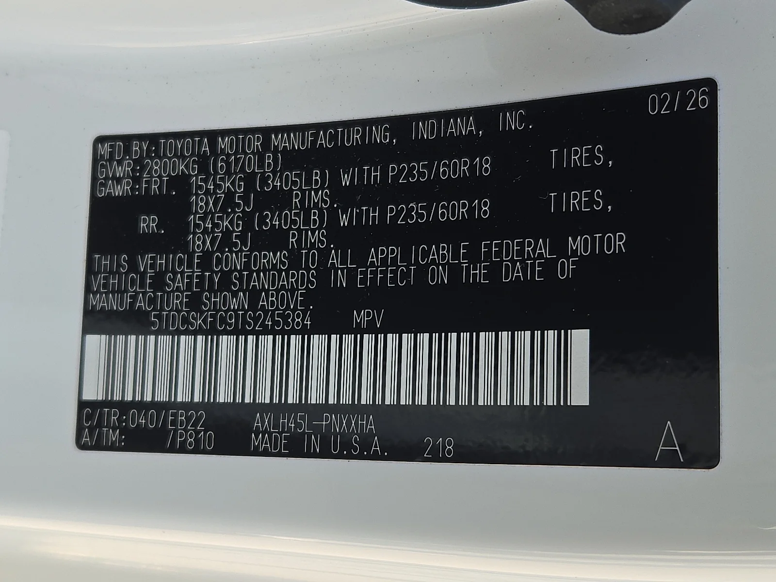Used 2026 Ice Cap - 040 Toyota Woodland Edition image 28