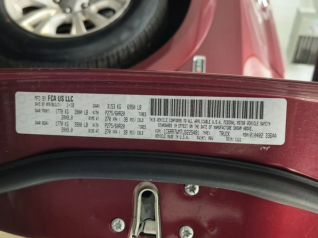 Used 2018 Delmonico Red Pearlcoat Ram Longhorn image 16