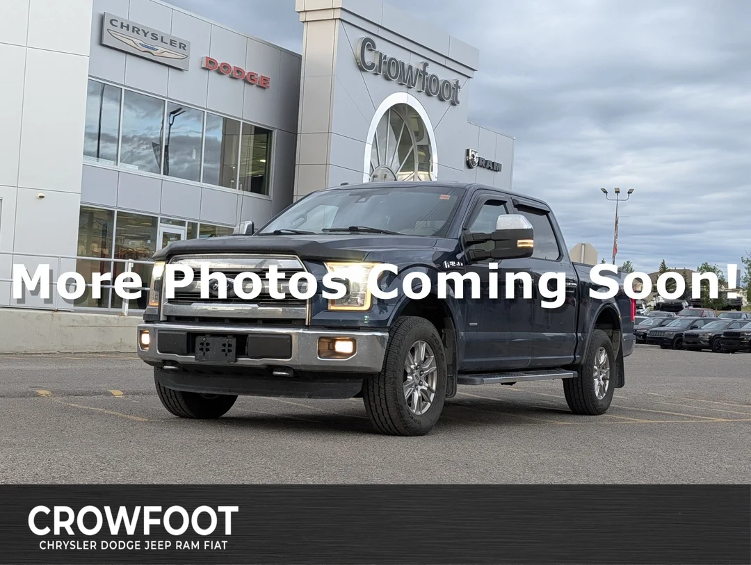 Used 2016 Blue Ford Lariat - - 4x4 - EcoBoost 3.5L V6 - 365 HP - Crew Cab - FX4 Off Road & More! image 1