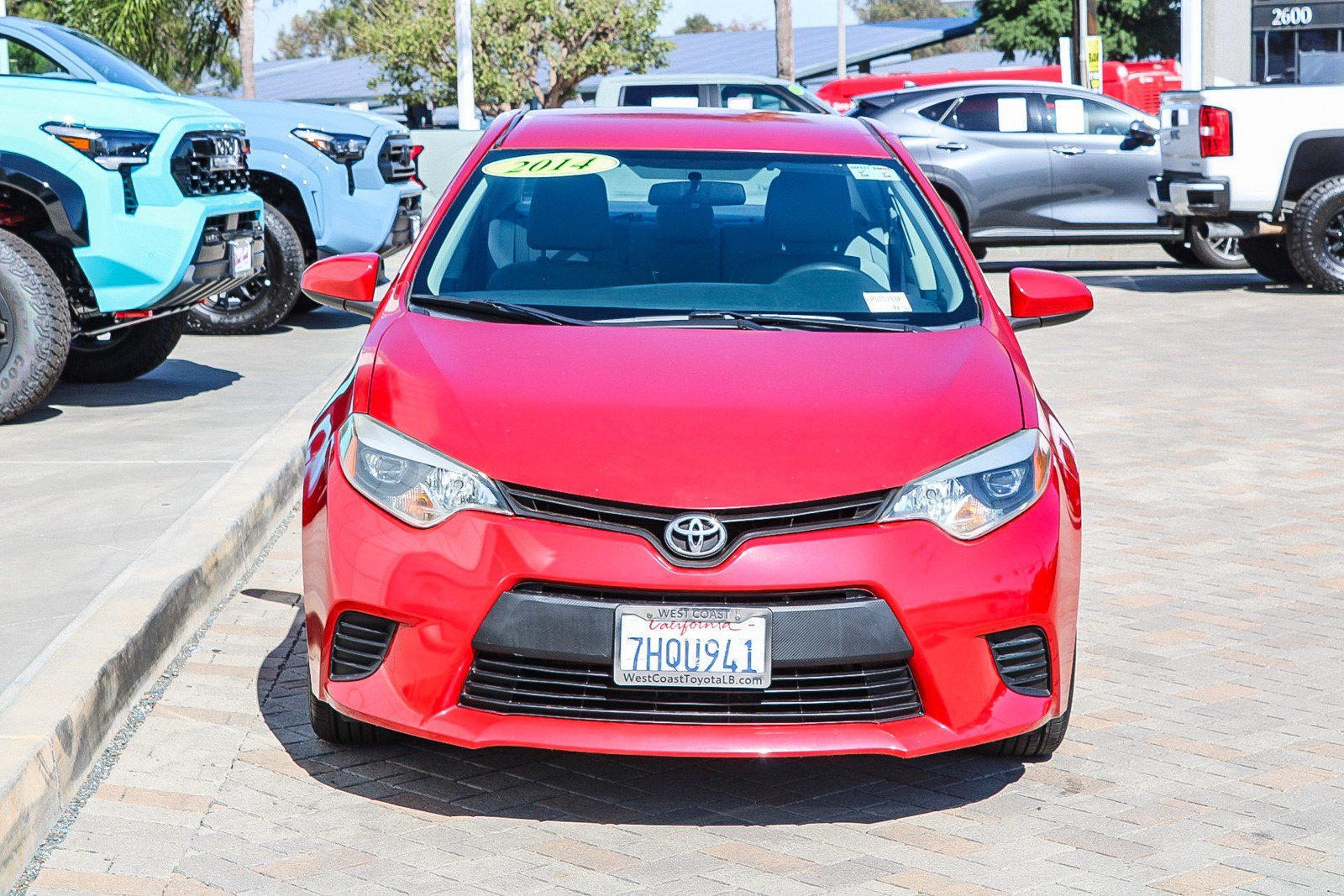 Used 2014 Toyota Corolla LE with VIN 5YFBURHE9EP010783 for sale in Long Beach, CA