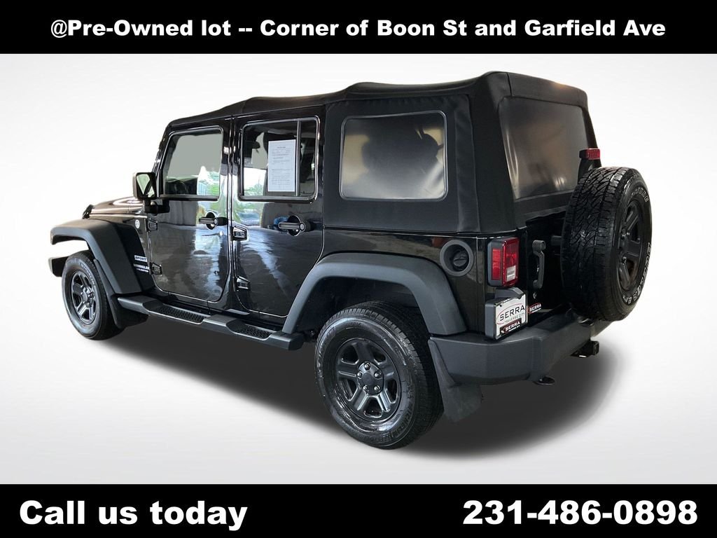 Used 2015 Black Jeep Unlimited Sport image 3
