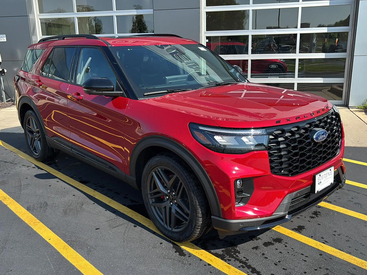 New 2026 Rapid Red Metallic Tinted Clearcoat Ford ST image 2