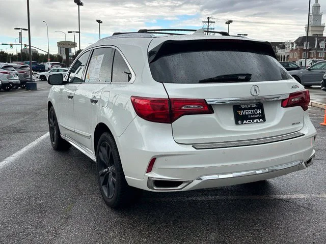 Certified Used 2019 White Diamond Pearl Acura 3.5L Advance Package image 12