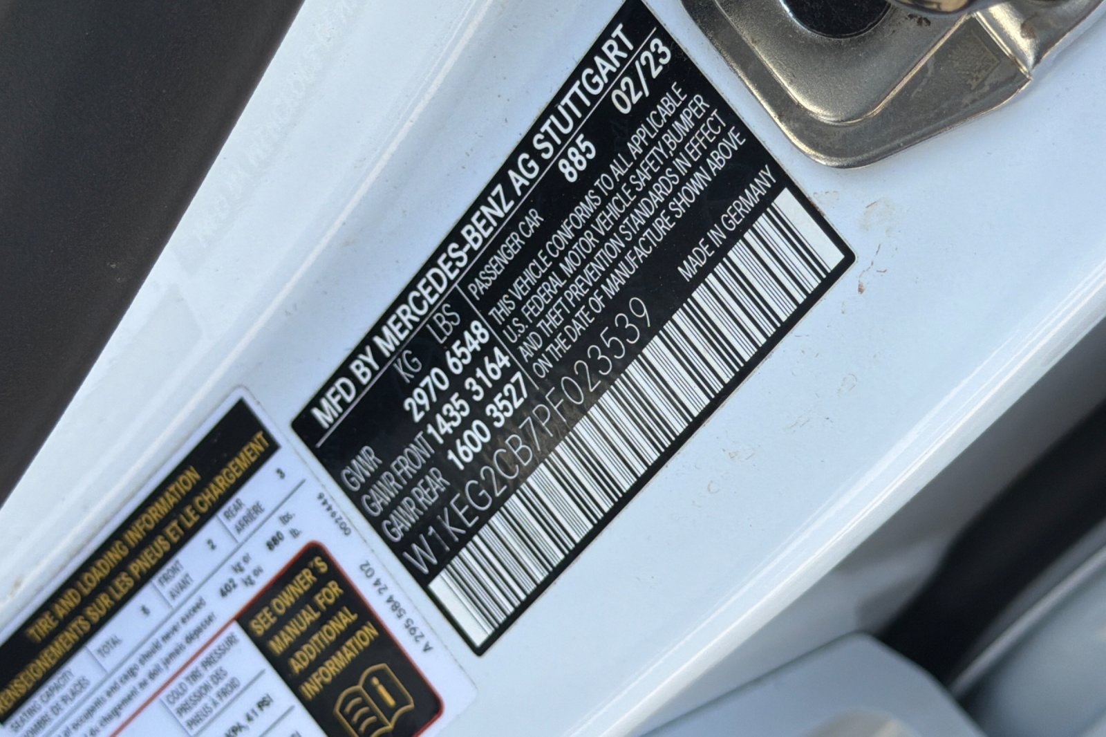 Certified Used 2023 White/off-white Mercedes-Benz 500 Sedan image 41