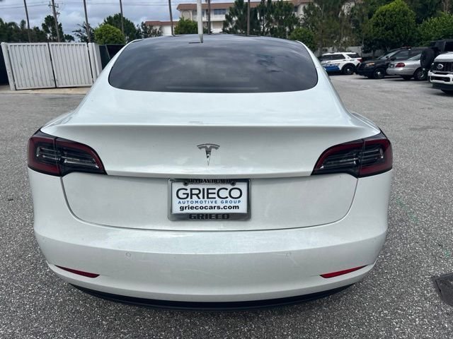 Used 2021 White Tesla Standard Range Plus image 3