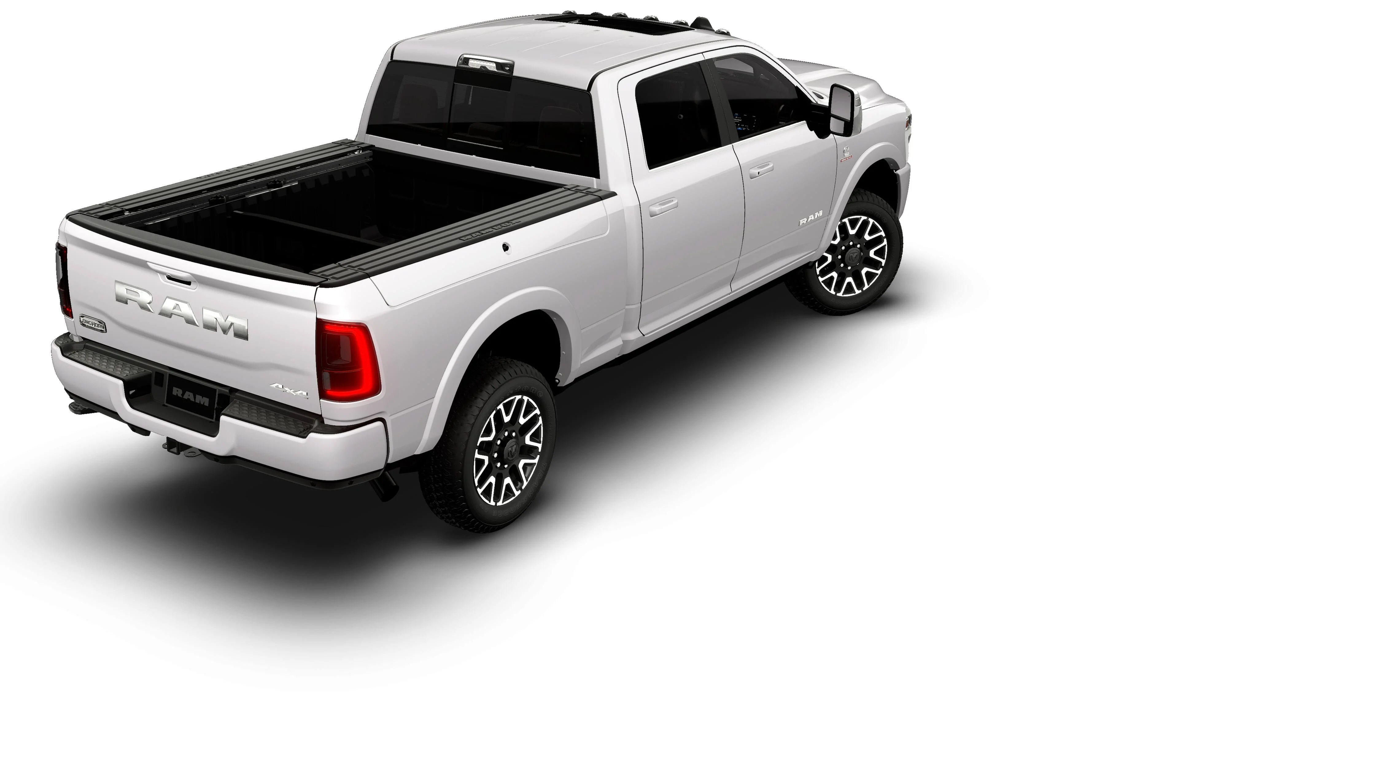 New 2026 Bright White Clear-Coat Exterior Paint RAM Limited Longhorn image 14