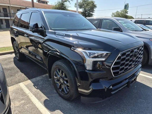 Used 2024 Midnight Black Metallic Toyota Platinum image 1