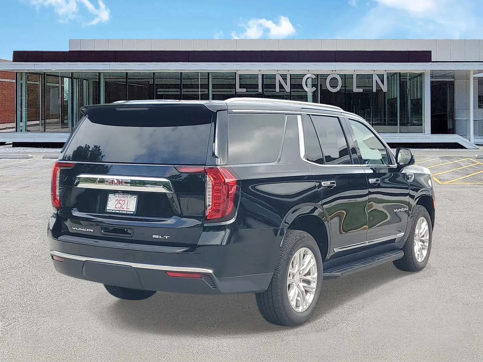 Used 2021 ONYX BLACK GMC SLT image 3
