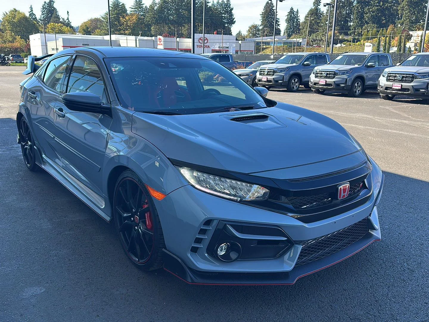 Used 2021 Sonic Gray Pearl Honda Type R Touring image 6