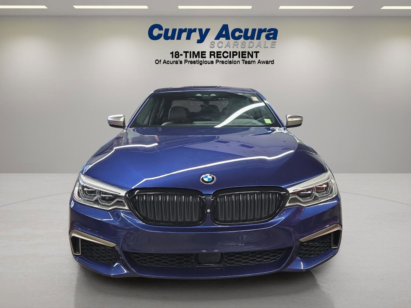 Used 2018 Blue BMW M550i xDrive image 8