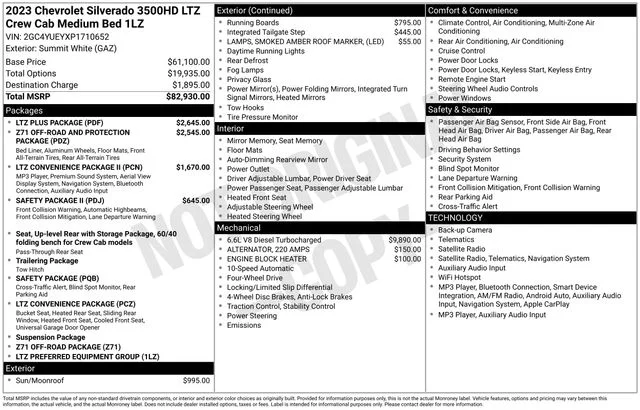 Used 2023 Summit White Chevrolet LTZ image 42