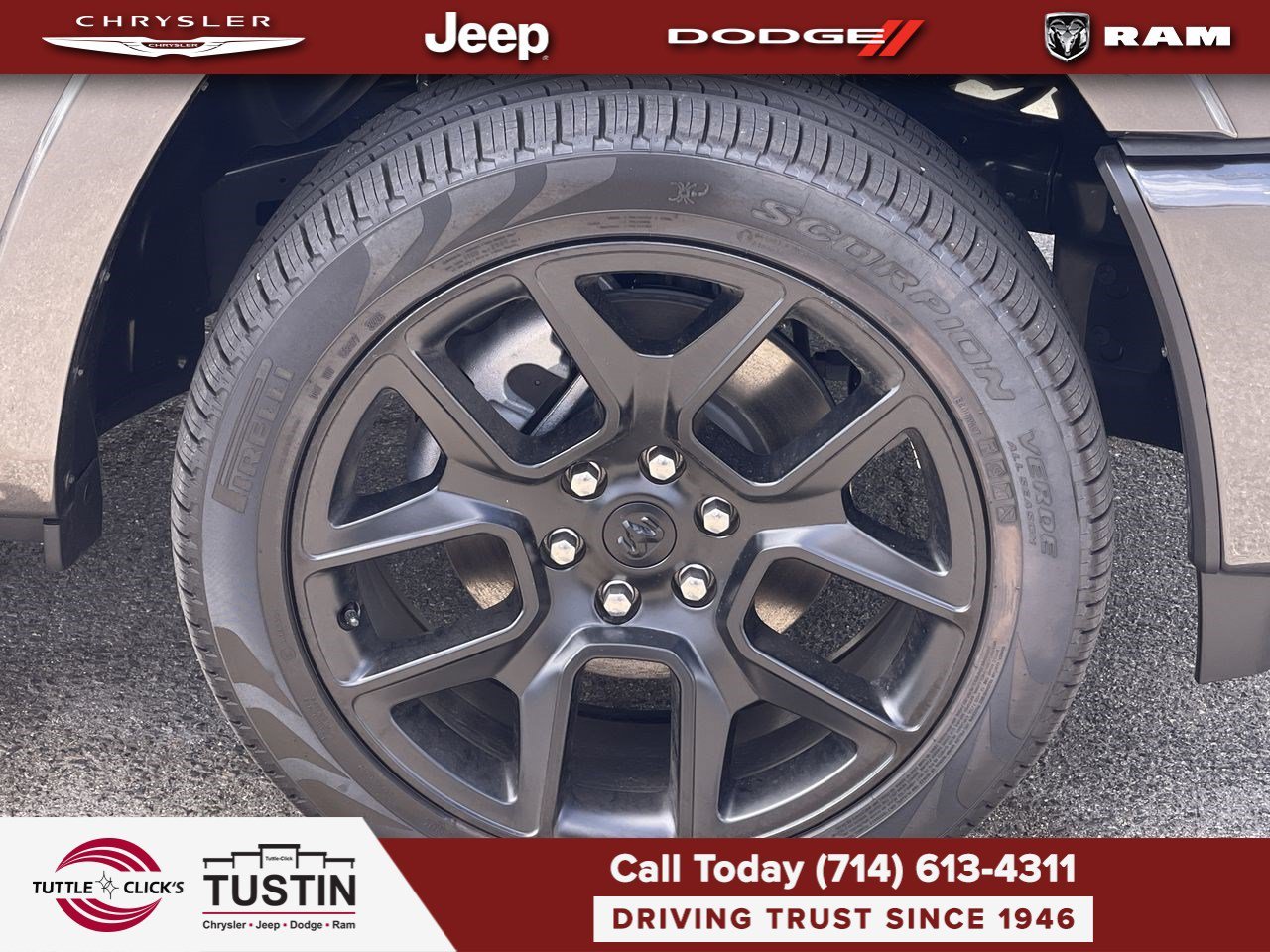 New 2026 Granite Crystal Metallic Clear-Coat Exterior Paint RAM Laramie image 16