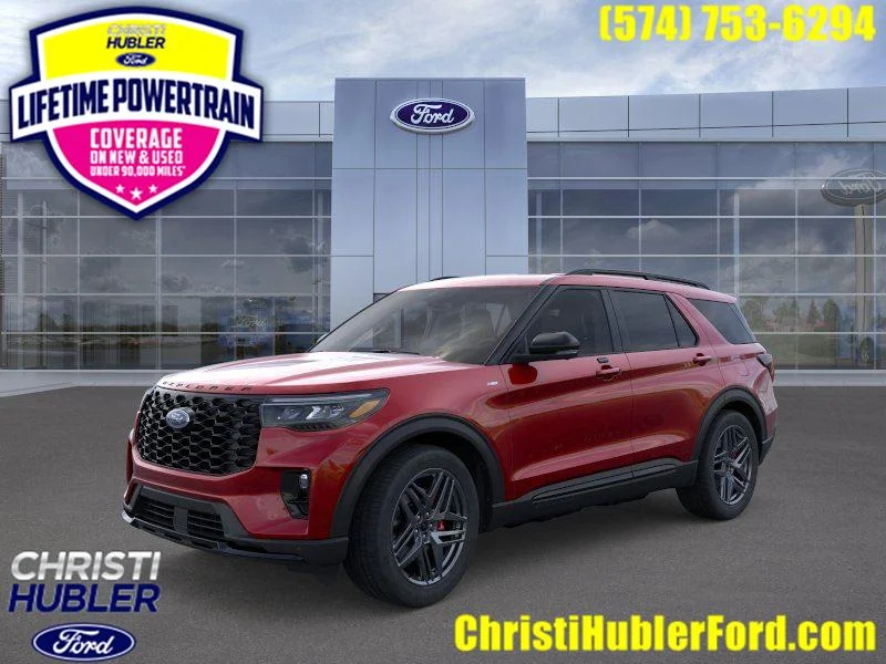 New 2026 Rapid Red Metallic Tinted Clearcoat Ford ST-Line image 1