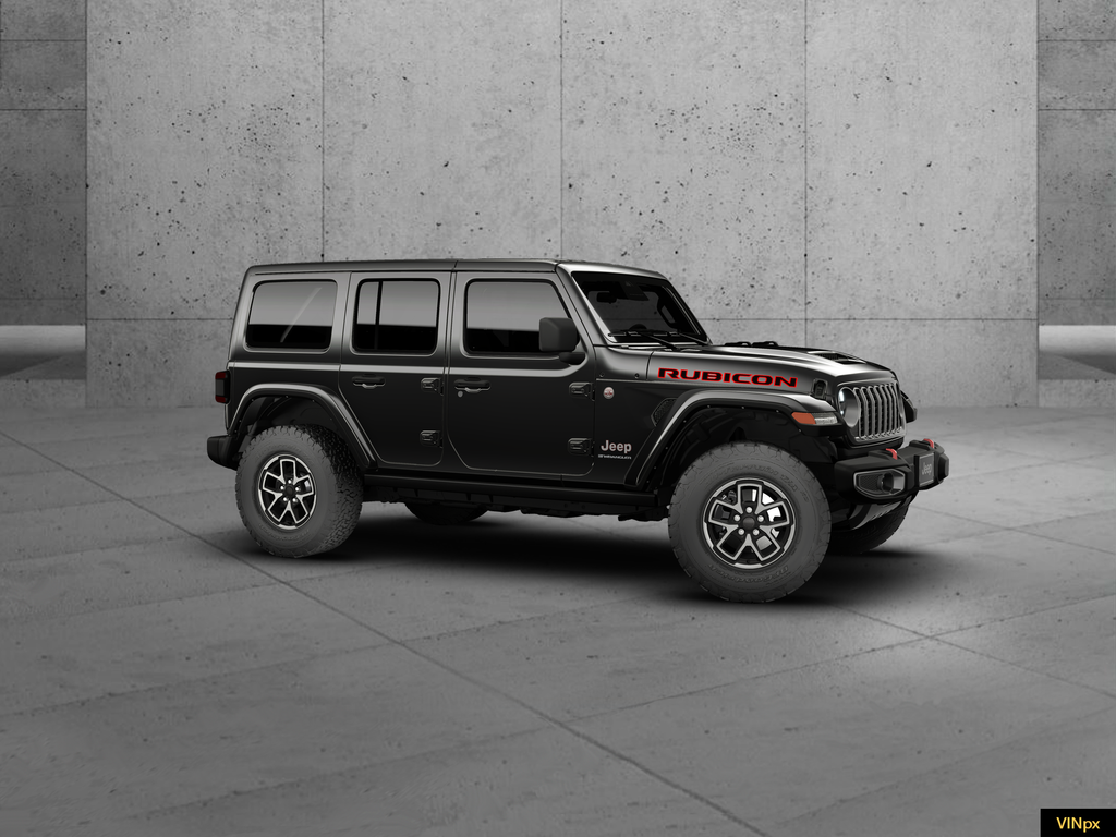 New 2026 Black Clear-Coat Exterior Paint Jeep Rubicon image 13