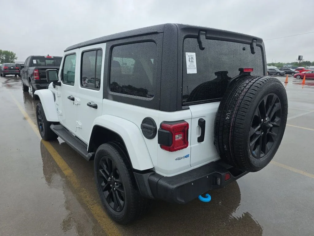 Used 2023 White Jeep Sahara 4xe image 4