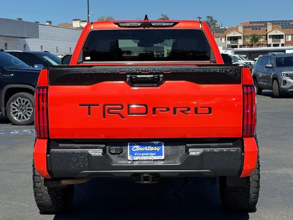 Used 2022 Orange Toyota TRD Pro Hybrid image 7