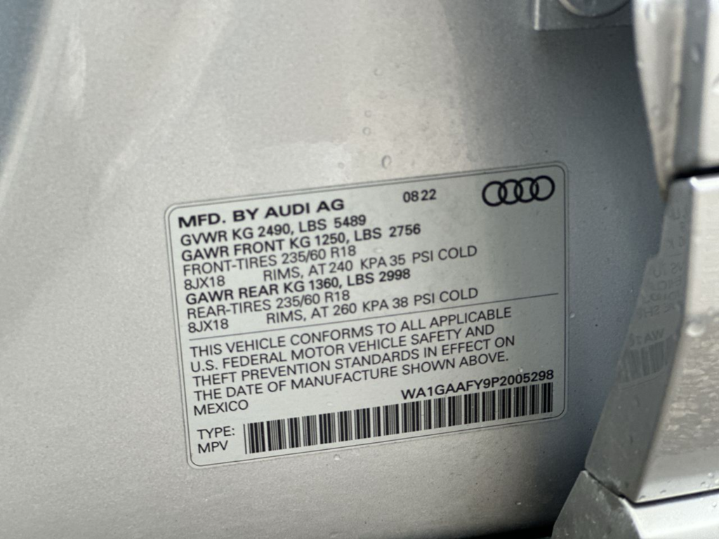 Used 2023 Silver Audi 45 S line Premium image 45