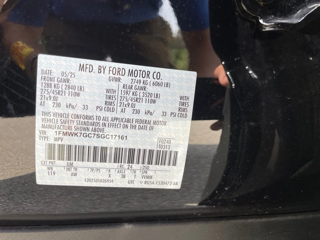 Certified Used 2025 Black Metallic Ford ST image 14