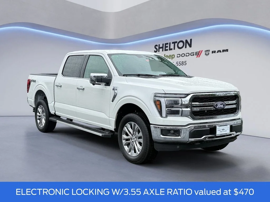New 2026 Star White Metallic Tri-Coat Ford Lariat® image 8