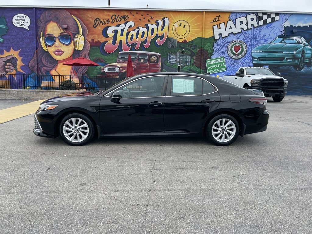 Used 2021 Black Toyota LE image 2