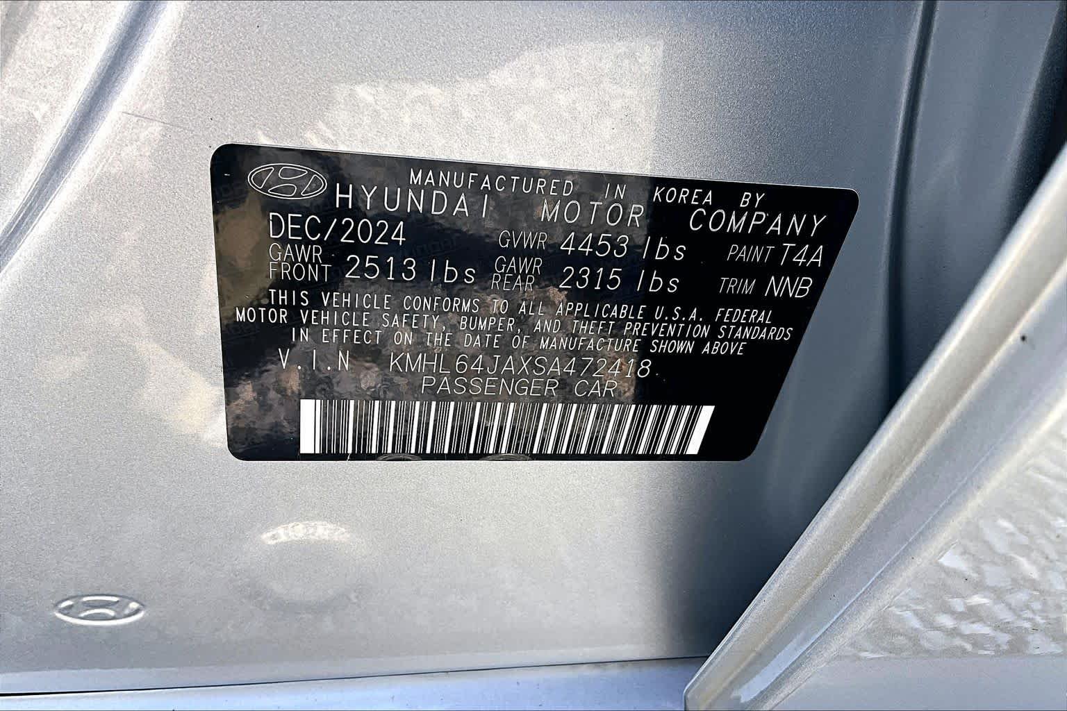 Used 2025 Aero Silver Hyundai SEL image 34