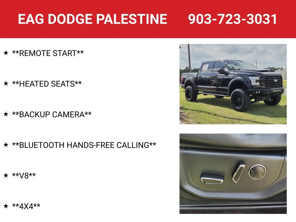 Used 2016 Black Ford XLT image 4