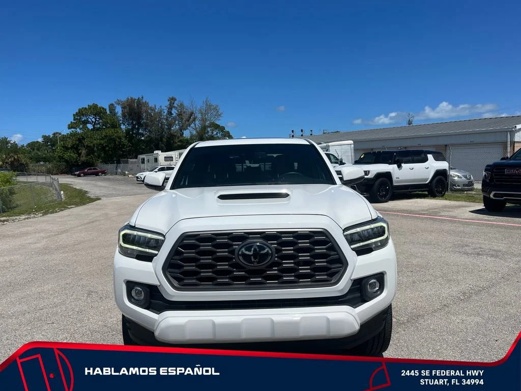 Used 2021 White Toyota TRD Sport image 2