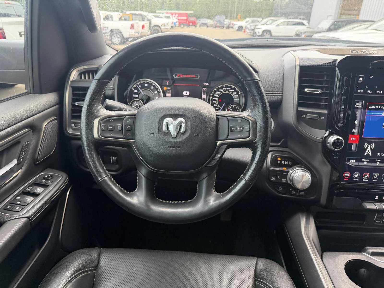 Used 2021 Bright White Clearcoat Ram Rebel image 8