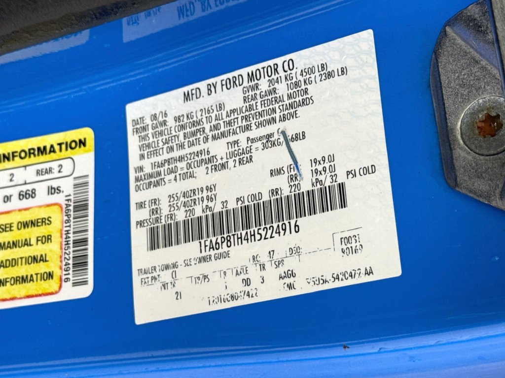 Used 2017 Grabber Blue Ford EcoBoost image 34