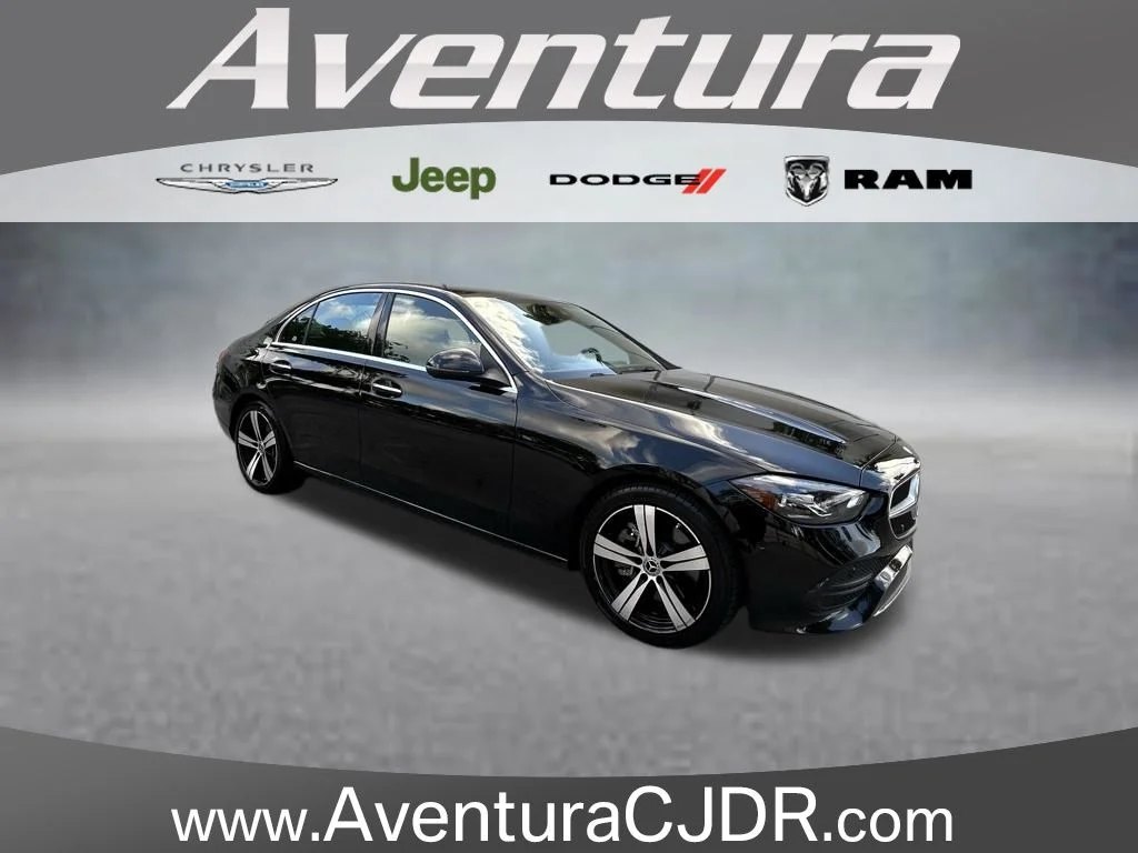 Certified Used 2025 Black Mercedes-Benz C 300 image 1