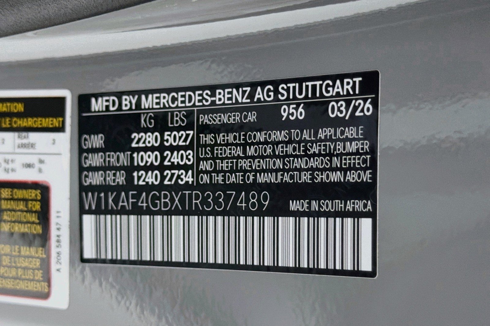 New 2026 MANUFAKTUR Alpine Grey Mercedes-Benz C 300 Sedan image 24