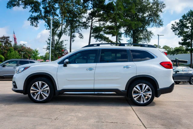 Certified Used 2021 Crystal White Pearl Subaru Touring image 2