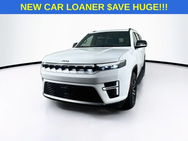 New 2026 Bright White Clear-Coat Exterior Paint Jeep Grand Wagoneer image 3